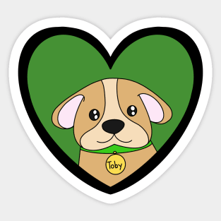 Toby My Love Sticker